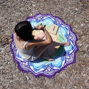 Mandala Tapestry Beach Meditation Blanket Wall Art
